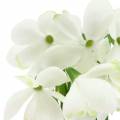 Floristik24 Keinotekoiset lumikellot valkoiset 26,5cm 6kpl