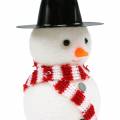 Floristik24 Joulukuusikoriste lumiukko ripustetulla hatulla H8cm 12kpl