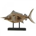Swordfish Deco Fish Wood Maritime Deco L40×H24,5cm