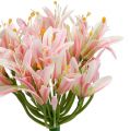 Floristik24 Silkkikukka agapanthus pinkki 80cm