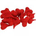 Floristik24 Sisalsydämet punaiset, hääkoristeet, luonnollisia sisalkuituja, ystävänpäivä K7,5–9cm 16kpl