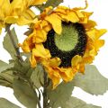 Floristik24 Keinotekoiset auringonkukat Sunflower Deco Drylook L60cm 3kpl