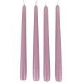 Floristik24 Kapenevat kynttilät Wenzel kynttilät lila 250/23mm 12 kpl