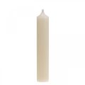 Floristik24 Kartiokynttilä valkoinen kermanvärinen kynttilän koriste 120mm / Ø21mm 6kpl