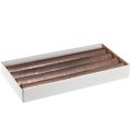 Kartiokynttilät yksivärinen kupari lakattu 34x300mm 4 kpl | Floristik24.fi