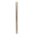 Floristik24 Kokonaan värjätyt kynttilät helläkultaiset 22×240 mm 12 kpl