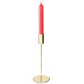 Kultainen metallinen kynttilänjalka moderni 21,5 cm 4 kpl | Floristik24.fi