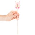 Koristeellinen porsaankukkakoriste, puuta, 31 cm, 16 palaa | Floristik24.fi