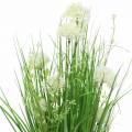 Floristik24 Koristeellinen seisova kukkakimppu niitykukilla vihreä, keinotekoinen valkoinen 51cm