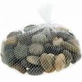 River Pebbles Natural Light and Dark 2-3cm 1kg | Floristik24.fi