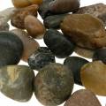 River Pebbles Natural Light and Dark 2-3cm 1kg | Floristik24.fi