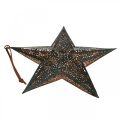 Floristik24 Joulunaulakko tähti metallitähti musta K25,5cm
