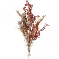 Floristik24 Keinotekoiset kasvit syyskoristeet ohdakkeet marjat saniaiset 65cm nippu