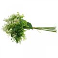 Floristik24 Koristeellinen kukkakimppu tekokukkia kimppu tekokukkia vihreä valkoinen L36cm