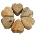 Floristik24 Scatter koristeet puiset sydämet pöytäkoristeet sydän puu luonto 5cm 6kpl