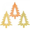Floristik24 Scatter koristelu Joulukuusi oranssi 4cm 72s