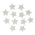 Floristik24 Scatter tähdet glitter kerman kanssa 2,5cm 96kpl