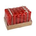 Floristik24 Pilarikynttilät punaiset adventtikynttilät kynttilät punaiset 200/50mm 24kpl