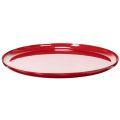 Floristik24 Koristeellinen tarjotin, punainen, minimalistinen muotoilu, 27 cm
