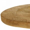 Floristik24 Deco tarjotin puinen kalatarjotin puinen lautanen 30x3x12cm