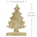 Floristik24 Deco Kuusipuu Puu Valkoinen pesty joulukuusi 27×17×5cm