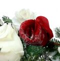 Floristik24 Kuusi seppele ruusuilla satoi 180cm