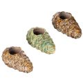 Floristik24 Tuikkukynttiläpidike, käpykuvio, kynttilänjalka, 8 cm, 3 kpl