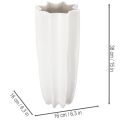 Kukkamaljakko uurrettu moderni koristeellinen maljakko 38cm | Floristik24.fi