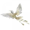 Floristik24 Kolibri, Joulukuusen koriste, Deco Bird, Joulukoriste L20cm L20cm W20cm