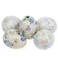 Floristik24 Viiriäisen munat valkoiset marmoroidut 3,5cm - 4cm 50kpl
