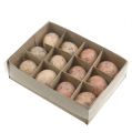 Floristik24 Viiriäisen munat vaaleanpunaiset valikoituja 3cm 12kpl