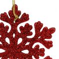 Floristik24 Joulun ripustin Mix glitter punainen 3kpl