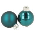 Floristik24 Joulupallot, mattapintaiset ja kiiltävät, pienet joulukoristeet, 4 cm, 24 kpl