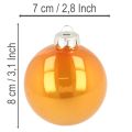 Joulupallosetti, värikkäät joulukuusenpallot, 75 mm, 14 kpl | Floristik24.fi