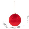 Iso punainen ripustettava joulupallo, 15 cm, 3 kpl | Floristik24.fi