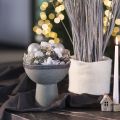 Joulupallot lasi valkoinen matta emali Ø4cm 24 kpl | Floristik24.fi