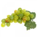 Deco viinirypäle vihreä syksyn koristelu keinotekoinen hedelmä 15cm