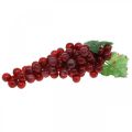 Deco Grape punainen keinotekoinen viinirypäleet Deco hedelmät 22cm