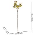 Keinotekoinen orapihlajan oksa punaisilla marjoilla, koriste, 110 cm | Floristik24.fi