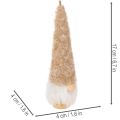 Koristeellinen tonttuhahmo parralla ripustettavaksi, 17 cm, 6 kpl | Floristik24.fi