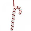 Floristik24 Deco Candy Cane Christmas Punainen Valkoinen Raidallinen K34cm