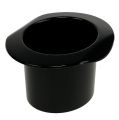 Floristik24 Koristesylinteri musta, uudenvuodenaatto, hattu istutuskoneeksi K5,5cm 12kpl