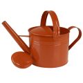 Metallinen koristeellinen kastelukannu maalaistyyliin, oranssinruskea, 26 cm, 5 l - Monipuolinen käyttö ruukkuna ja koristeena | Floristik24.fi