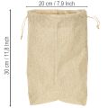 Juuttisäkki 20×10cm K30cm Lahjakassi | Floristik24.fi