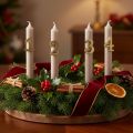 Adventtikynttilätapit, numerot 1-4, 4 kpl sarja, 4 cm, 4 kpl | Floristik24.fi
