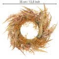 Keinotekoinen saniaisseppele pöydälle ja ovelle 35cm | Floristik24.fi