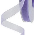 Floristik24 Organza nauha lahjanauha violetti nauha helma 15mm 50m