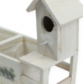 Floristik24 Puinen laatikko linnunpitäjällä 29,5cm x 12cm K24cm