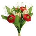 Floristik24 Ranunculus-kimppu, tulppaanikimppu punainen