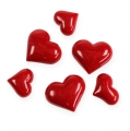 Floristik24 Hajotetut sydämet punainen 2cm - 3,5cm 48kpl